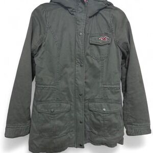 Hollister Co.Y2K Green Hooded Jacket